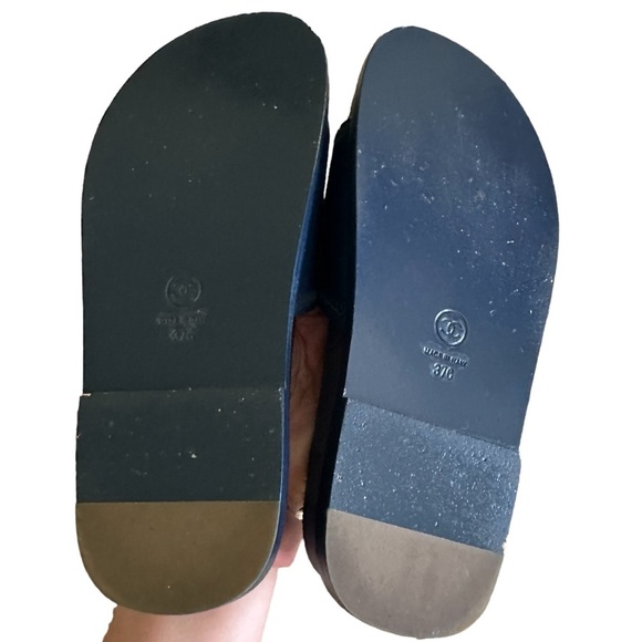 Chanel 2022 Lambskin Cha-Nel Mules Sandals Black Multicolor Size 37 - Picture 3 of 12